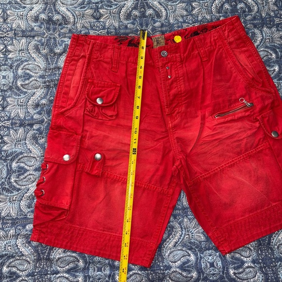 Prps Goods & Co Cargo Shorts Red Sz. 32 - Picture 3 of 5